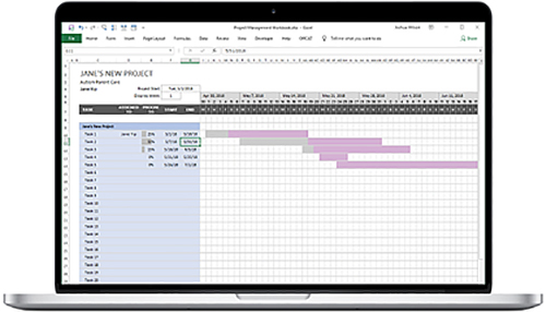 11 Gannt Chart in Excel For Project Mana